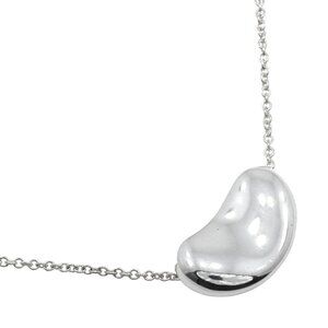 TIFFANY&Co. Bean Necklace Elsa Peretti Silver925 10.9g Women